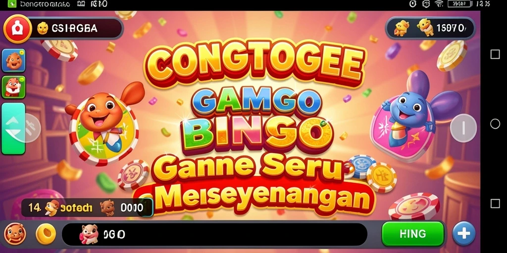 Tampilan seru gameplay Bingo di CONGTOGEL.