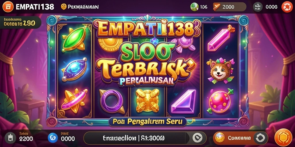Tampilan gameplay slot yang menarik dan penuh warna di EMPATI138.