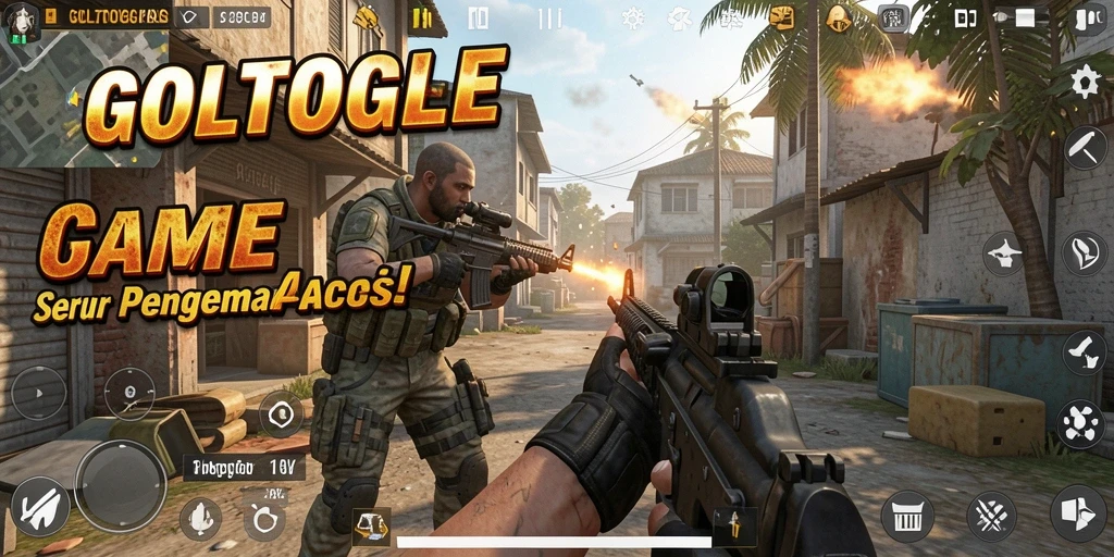 Tampilan gameplay GOLTOGEL yang seru dan menegangkan.