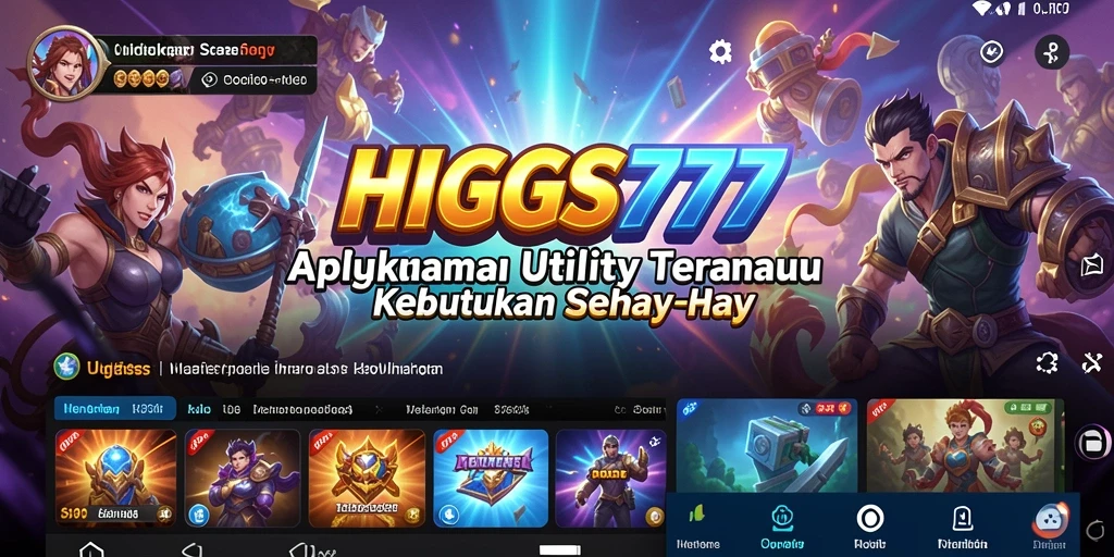 Tampilan utama HIGGS777 dengan fitur manajemen tugas yang efisien.