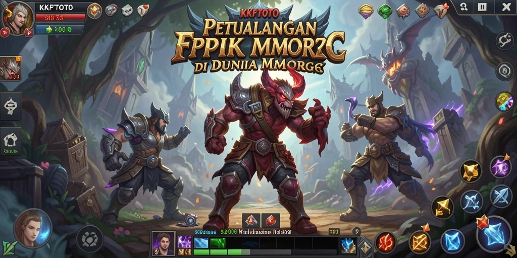 Tampilan gameplay KPKTOTO dengan visual yang menakjubkan dan aksi seru di lapangan.