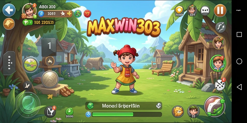 Tampilan gameplay MAXWIN303 yang seru dan penuh warna.